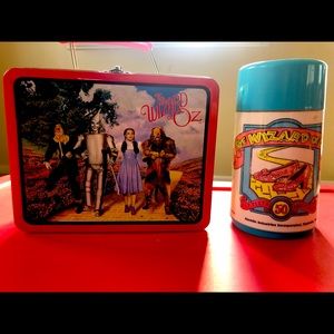 Wizard of Oz lunchbox, Thermos, and mug